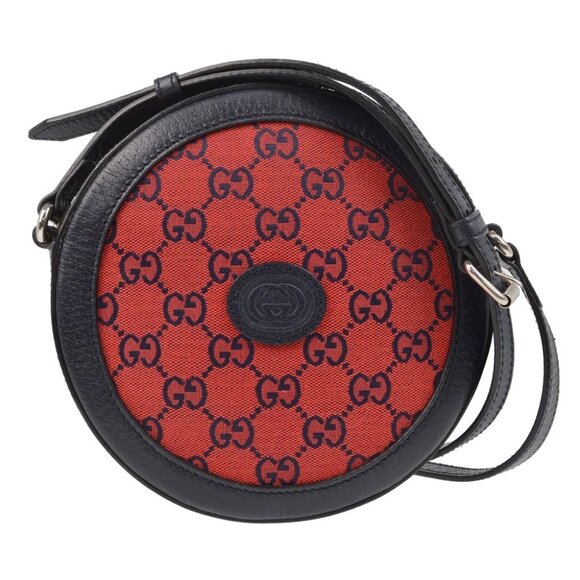 Gucci Navy Red GG Shoulder Bag 658825 520981 XX06158 - Picture 1 of 7